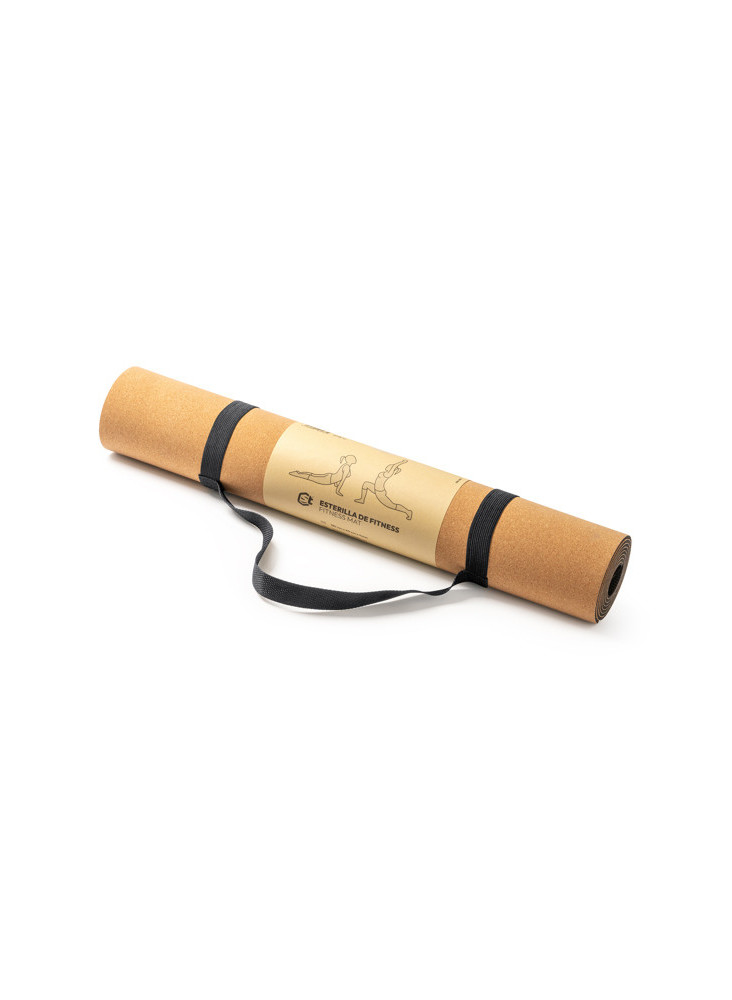 Tapis de yoga liège antidérapant AURA CP7092 personnalisé | Promenoch