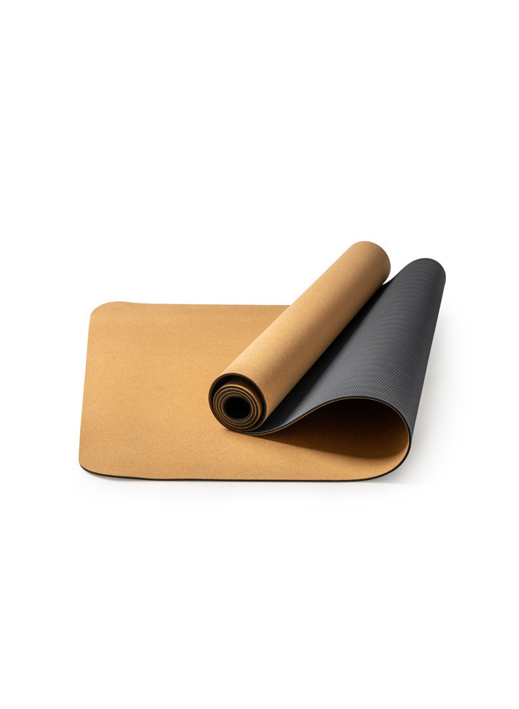 Tapis de yoga liège antidérapant AURA CP7092 personnalisé | Promenoch