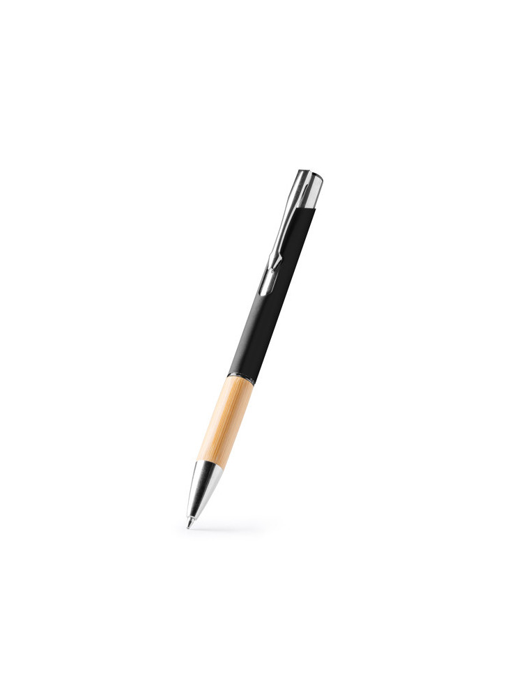 Stylo bille Aluminium & Bambou BORUX BL1244 Personnalisé | Promenoch