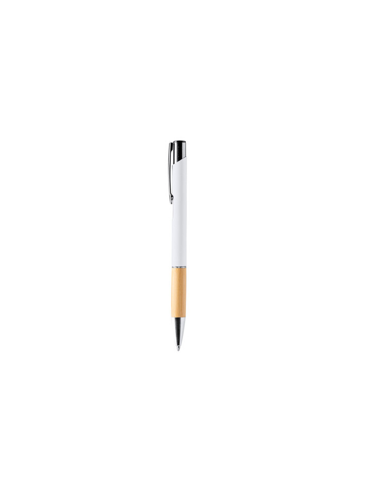 Stylo bille Aluminium & Bambou BORUX BL1244 Personnalisé | Promenoch