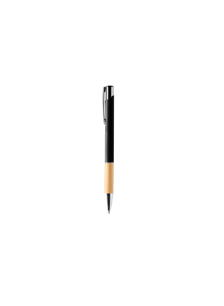 Stylo bille Aluminium & Bambou BORUX BL1244 Personnalisé | Promenoch