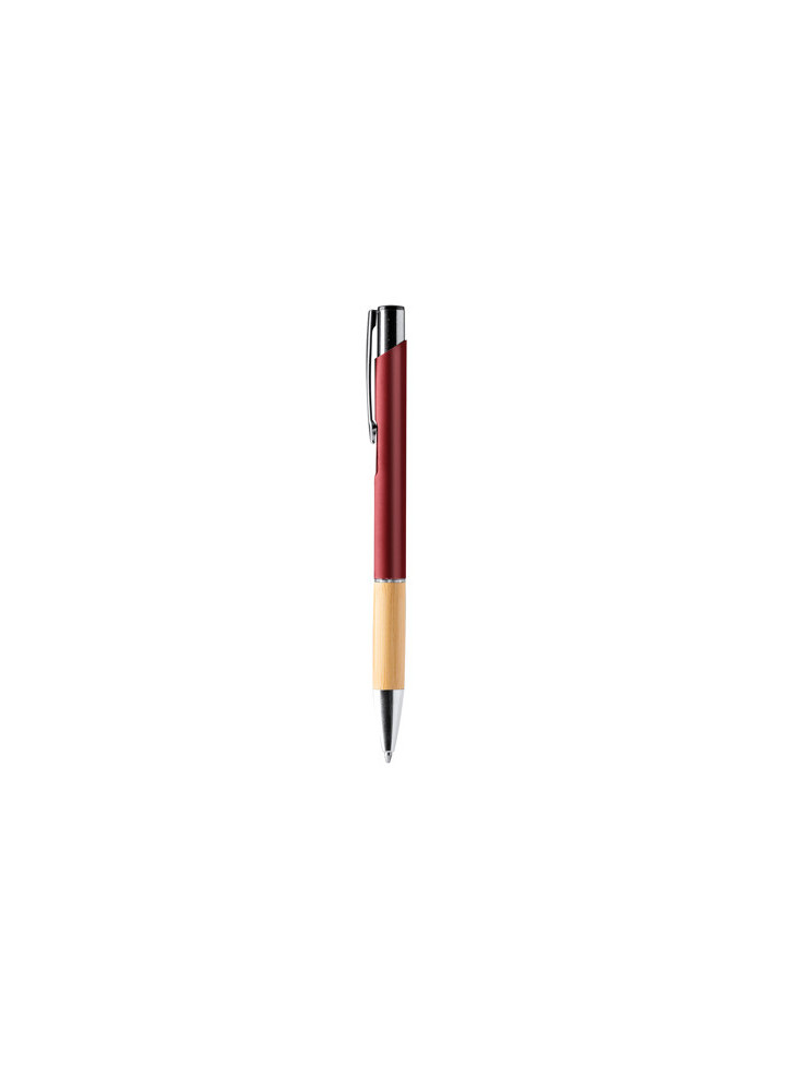 Stylo bille Aluminium & Bambou BORUX BL1244 Personnalisé | Promenoch