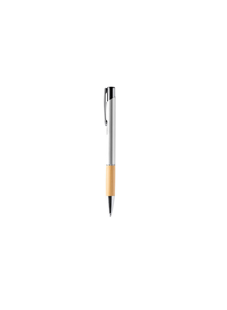 Stylo bille Aluminium & Bambou BORUX BL1244 Personnalisé | Promenoch