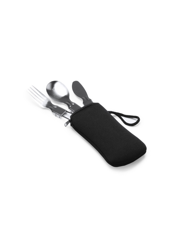 Set de couverts pliants inox TINKER CU1674 Personnalisé | Promenoch