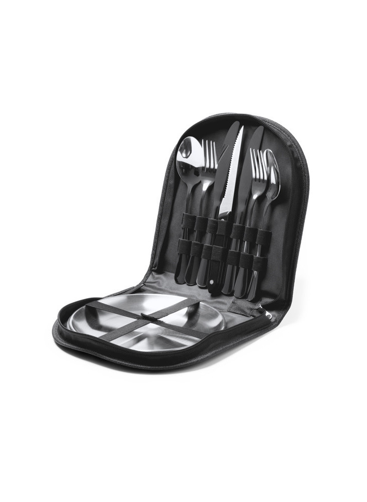 Set de couverts inox nomade TRIVOR personnalisé | Promenoch