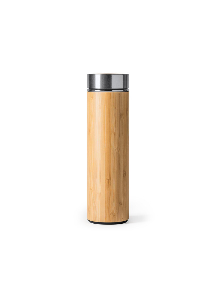 Thermos inox bambou KINATA personnalisé | Promenoch