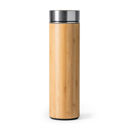 Thermos inox bambou KINATA personnalisé | Promenoch