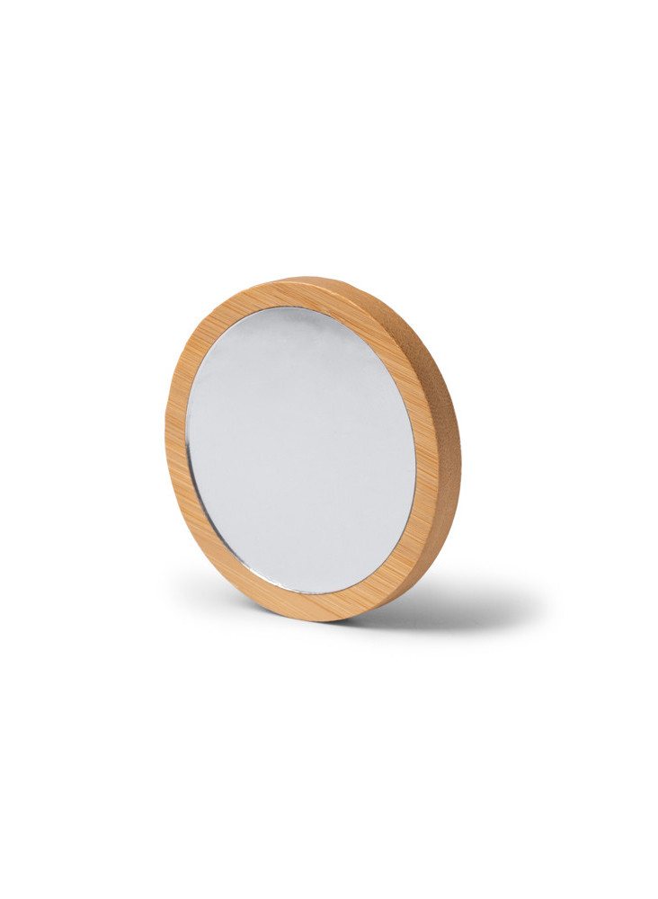 Miroir de poche Bambou MONDO Personnalisé | Promenoch
