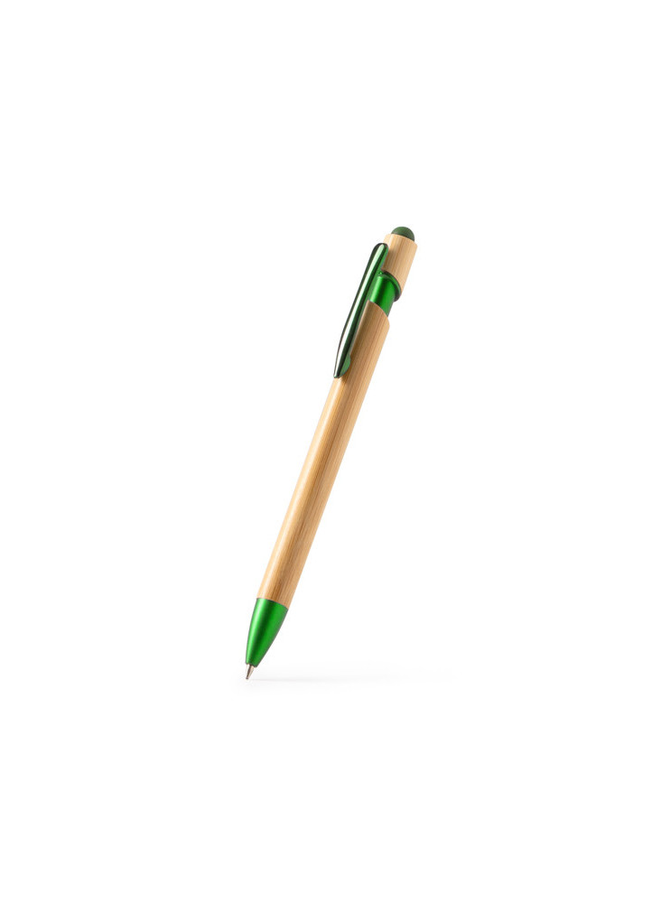 Stylo Bille Bambou Embout Tactile VILON Personnalisé | Promenoch