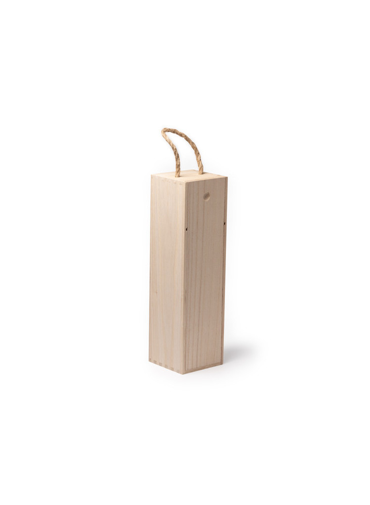 Coffret vin bois avec poignée MARNE SP1139 Personnalisé | Promenoch