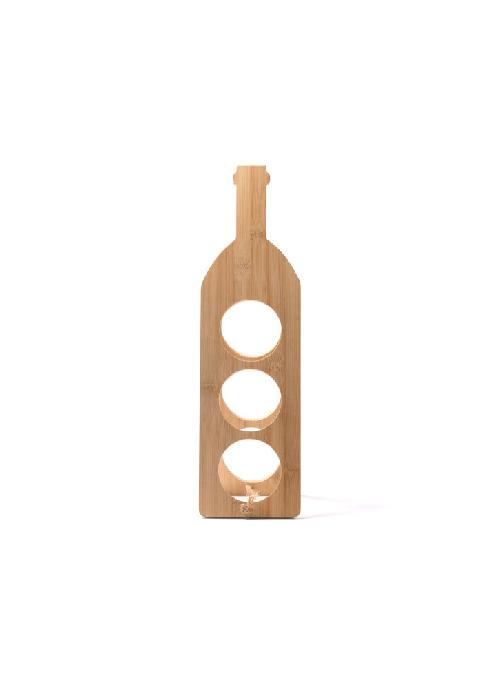 Porte-bouteilles Bambou 3 places ALSAC MJ1134 Personnalisé | Promenoch