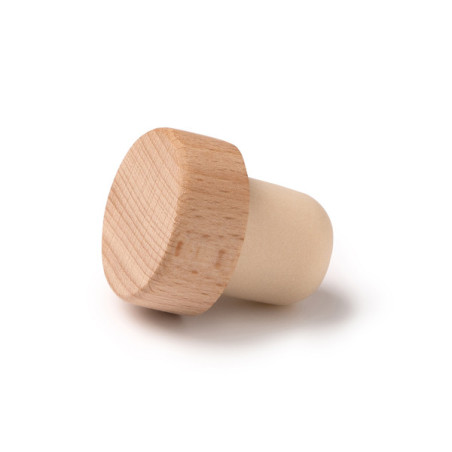 Bouchon bouteille bois KLAVAN personnalisé | Promenoch