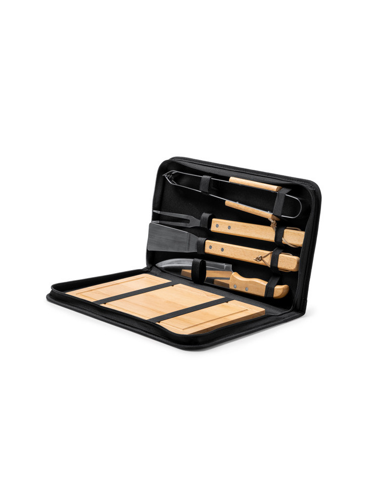 Ensemble Barbecue Personnalisé WEBEK - Set 4 ustensiles | Promenoch