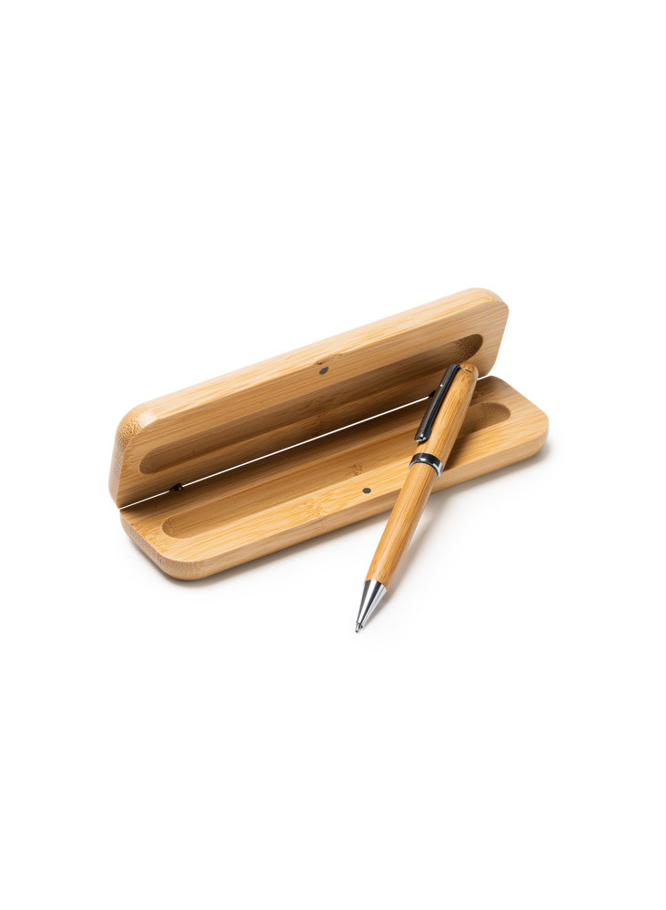 Stylo bille bambou BODONI Personnalisé | Promenoch