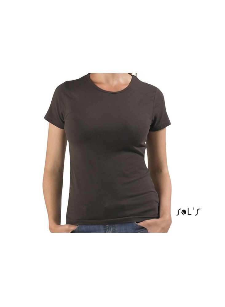 objet publicitaire - promenoch - Tee-shirt Miami  - Tee-shirt Femme M. Courtes