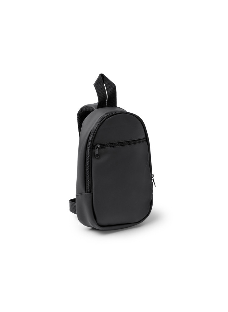 Sac banane cuir PU noir GIBONS BO1609 personnalisé | Promenoch