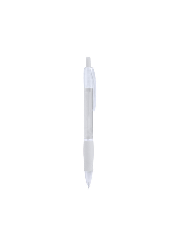 Stylo bille transparent bouton-poussoir ONTARIO HW8008 personnalisé | 