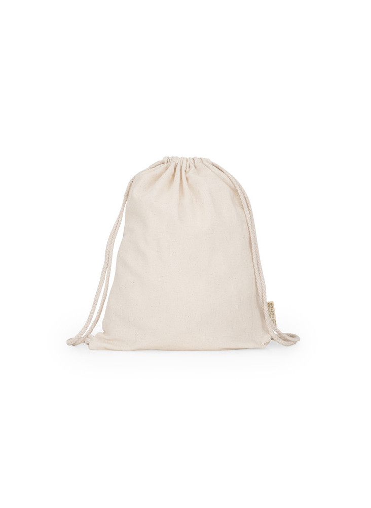 Sac à dos cordon coton recyclé MARIN MO1753 Personnalisé | Promenoch