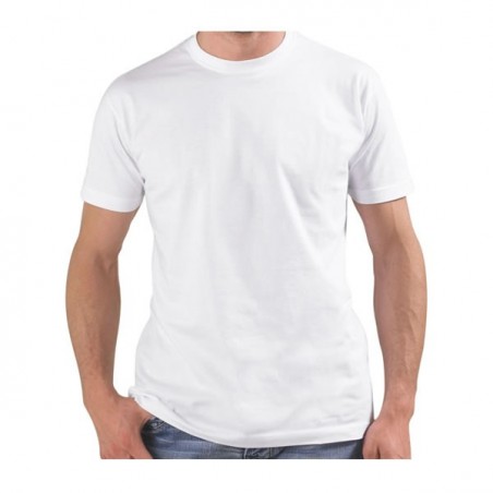 Tee-shirt Coton Bio pour homme blanc publicitaire