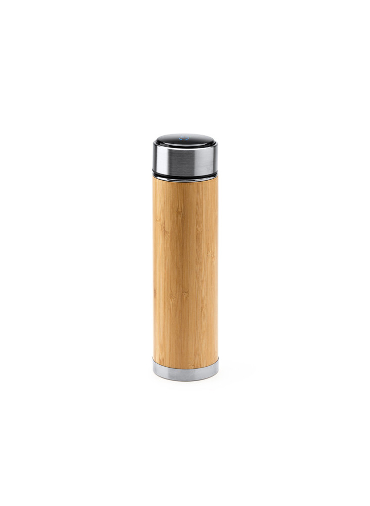 Thermos inox 480 ml bambou CEDRO TE4206 Personnalisé | Promenoch