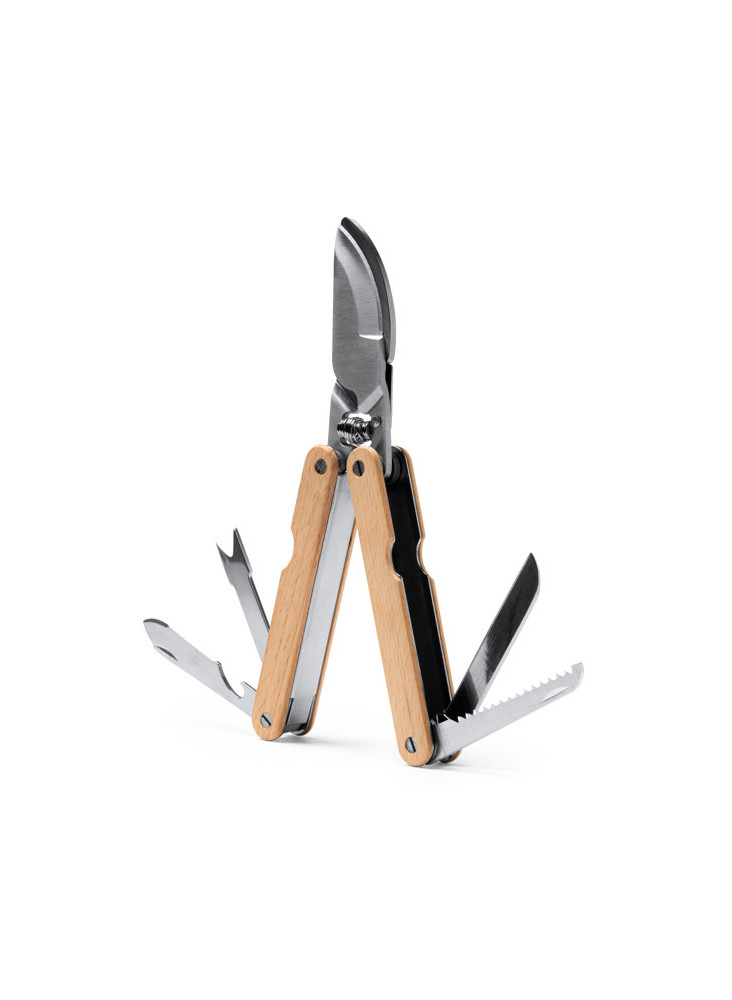 Multi-outil Acier & Bambou FELOS Personnalisé | Promenoch