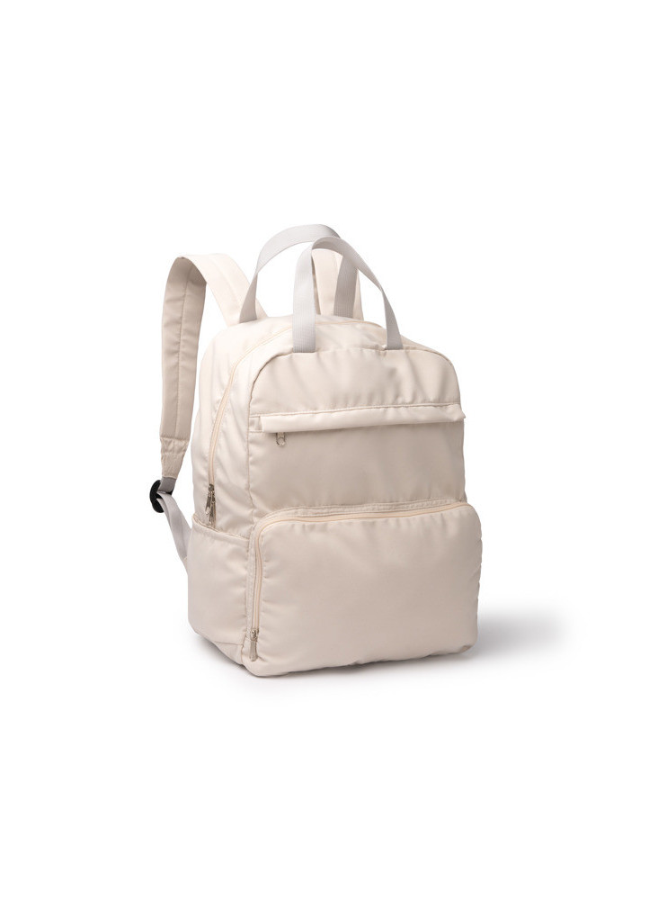 Sac à dos en polyester et coton LATIS 100% personnalisable