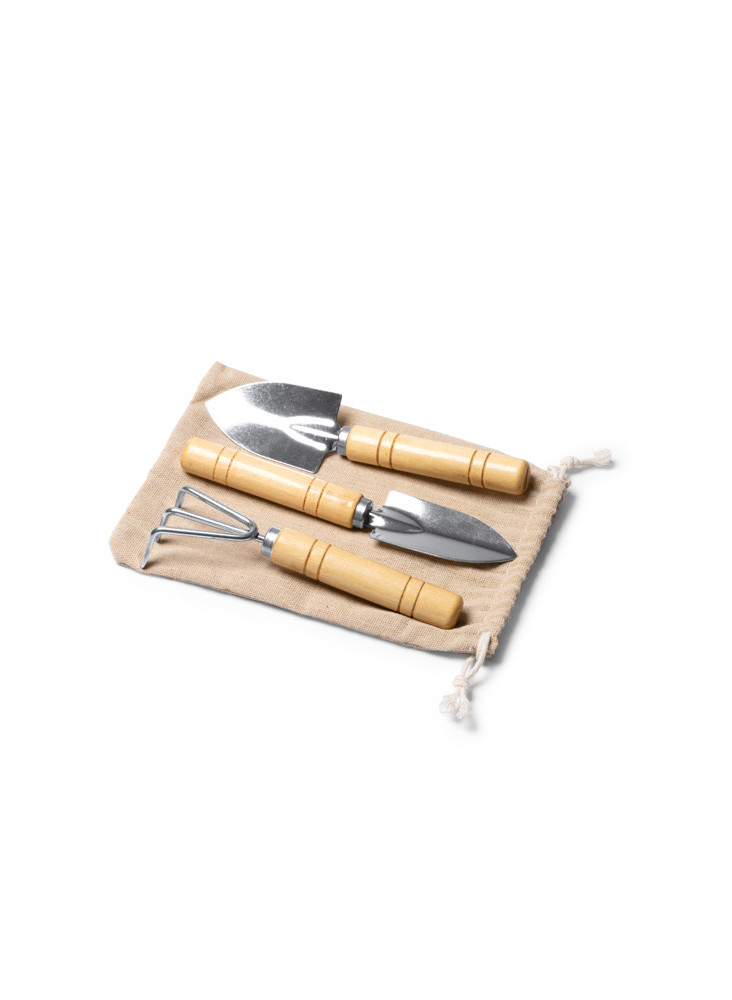 Kit de jardinage bambou publicitaire CROCUS personnalisé | Promenoch