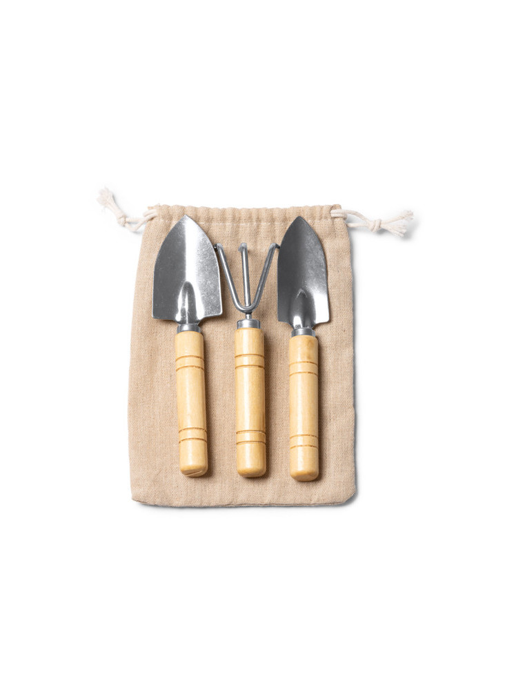 Kit de jardinage bambou publicitaire CROCUS personnalisé | Promenoch