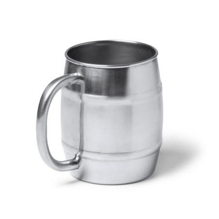 Chope à bière inox miroir NAROK JR1367 Personnalisée | Promenoch