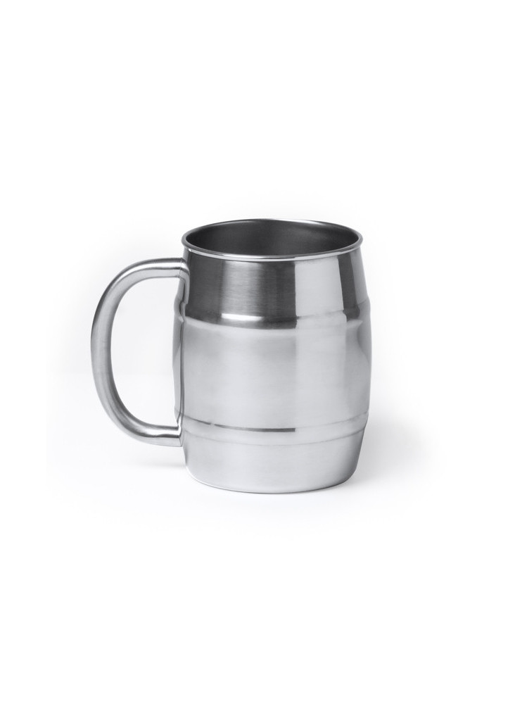 Chope à bière inox miroir NAROK JR1367 Personnalisée | Promenoch