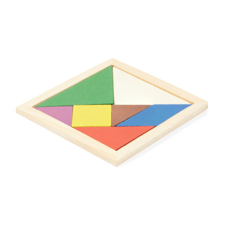 Puzzle Tangram Bois Personnalisé LEIS | Promenoch