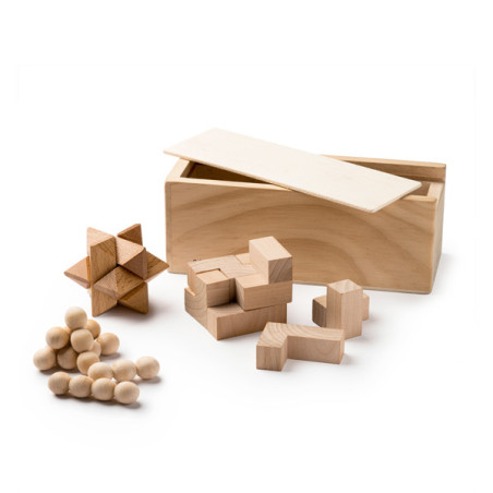 Jeux d'adresse en bois Coffret personnalisé ROCKS JU1009 | Promenoch