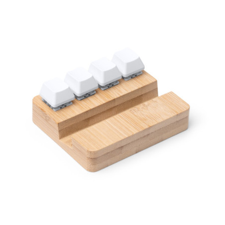 Support smartphone bambou antistress CLINTON personnalisé | Promenoch