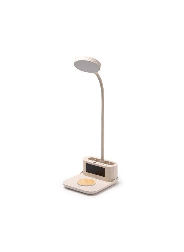 Lampe Chargeur Multifonction Beige PAYTON Personnalisée | Promenoch