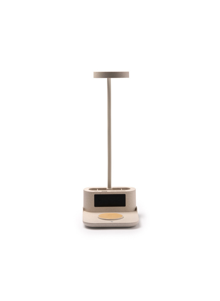 Lampe Chargeur Multifonction Beige PAYTON Personnalisée | Promenoch