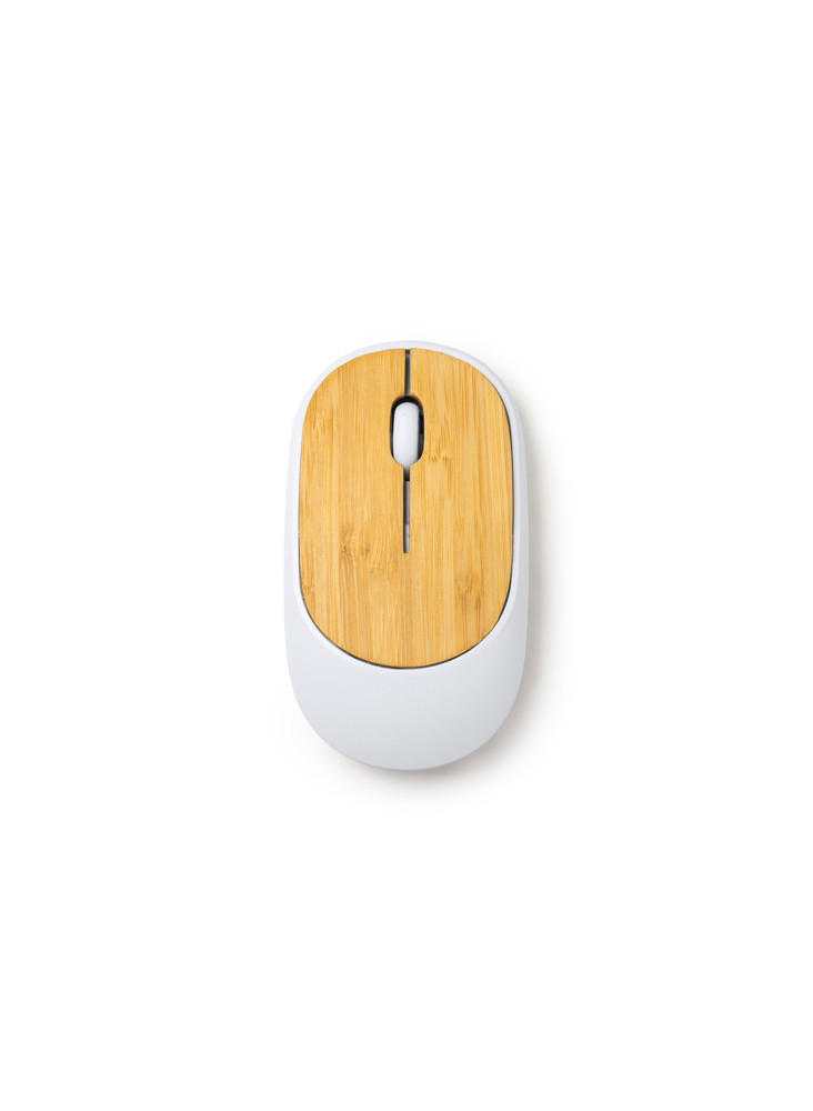 Souris sans fil bambou personnalisée REMY RT3049 | Promenoch
