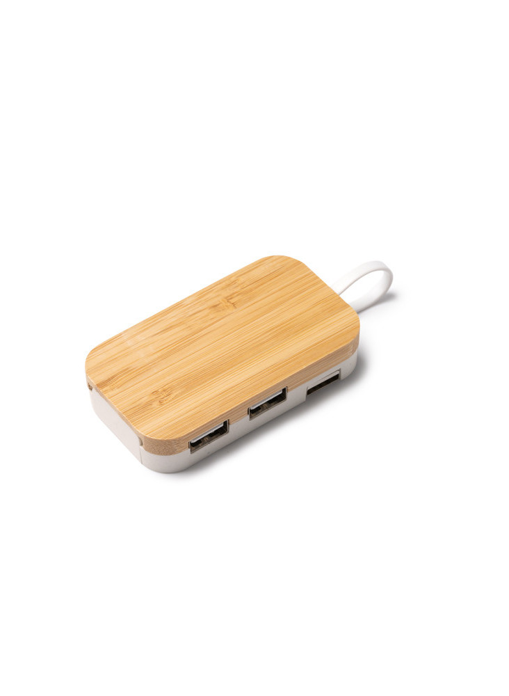Chargeur USB bambou KRUSE (CR1050) Personnalisé | Promenoch