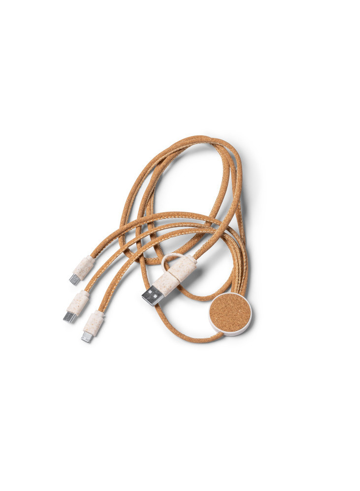 Câble de Charge 5-en-1 Liège METRIK CR1094 Personnalisé | Promenoch