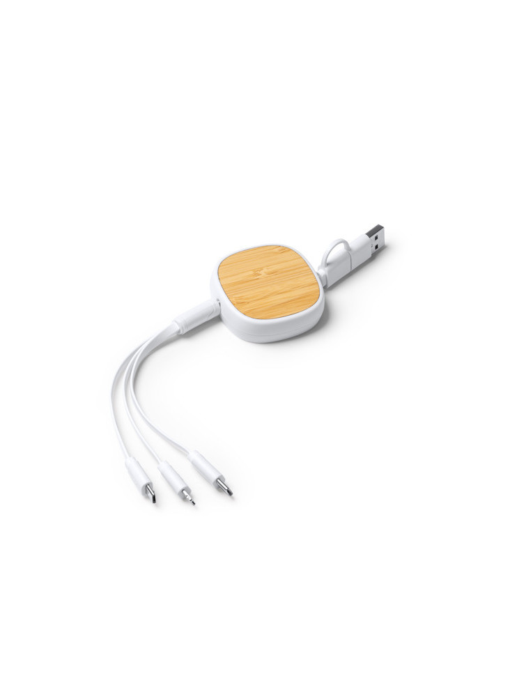 Câble de charge 5-en-1 Extensible LENS CR1100 Personnalisé | Promenoch