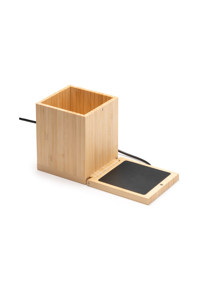 Chauffe-tasse Porte-stylo Bambou JULES Personnalisé | Promenoch