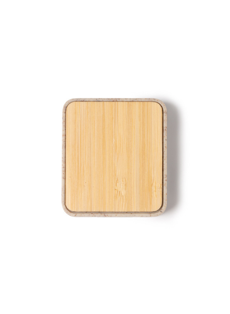 Hub USB pliable en fibre de bambou CLUNI personnalisé | Promenoch