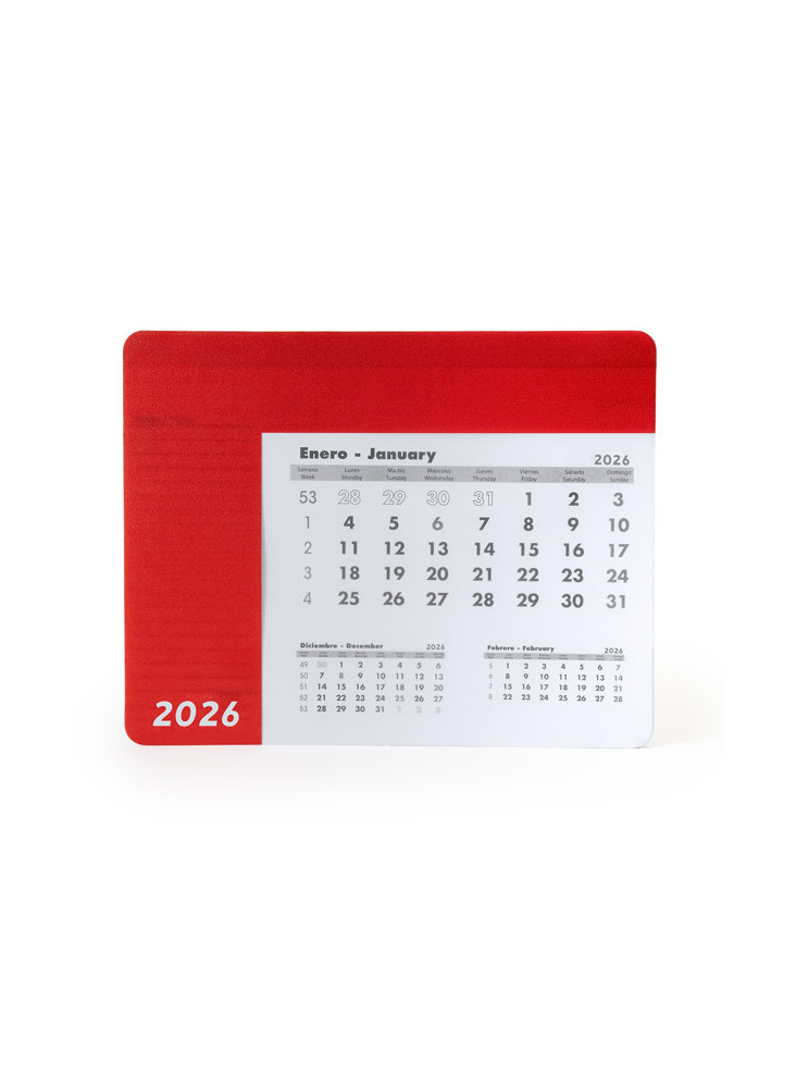 Tapis de souris calendrier personnalisé SERBAL | Promenoch