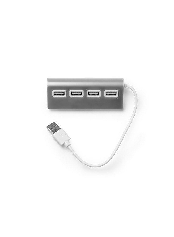 Hub USB aluminium PLERION Personnalisé | Promenoch