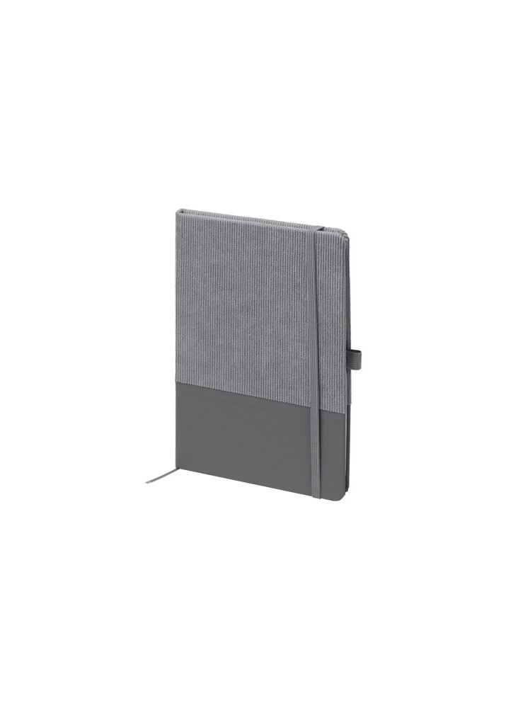 Bloc-notes A5 velours côtelé SULY personnalisé | Promenoch