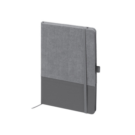 Bloc-notes A5 velours côtelé SULY personnalisé | Promenoch