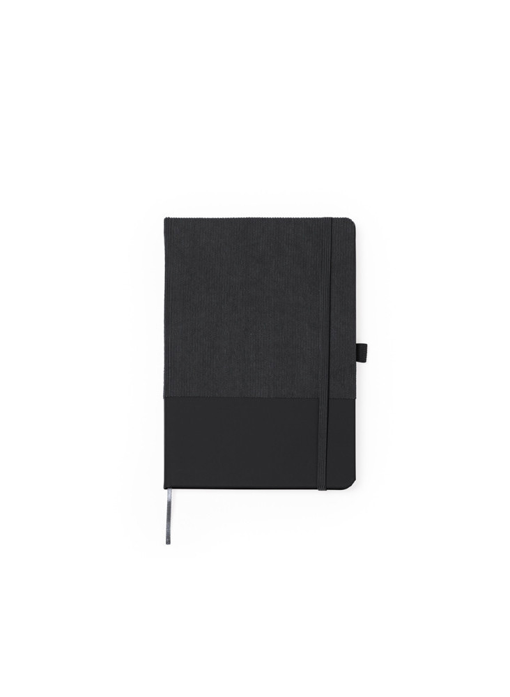 Bloc-notes A5 velours côtelé SULY personnalisé | Promenoch