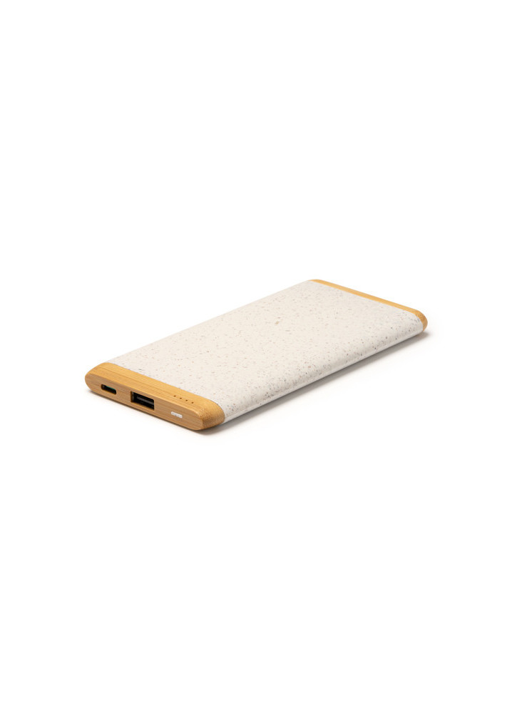 Batterie externe bambou 5 000 mAh PB1080 personnalisée | Promenoch
