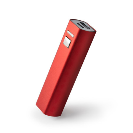 Power bank Aluminium Recyclé 2 600 mAh BONY Personnalisé | Promenoch