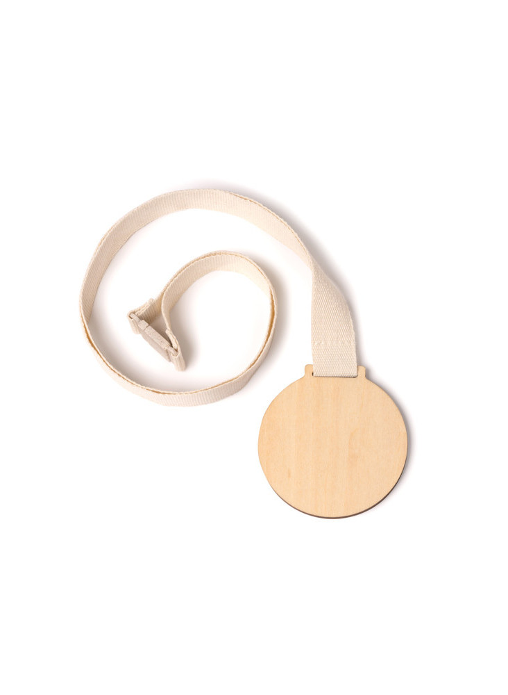 Médaille en bambou personnalisée HOLDEN - Accessoire publicitaire | Pr
