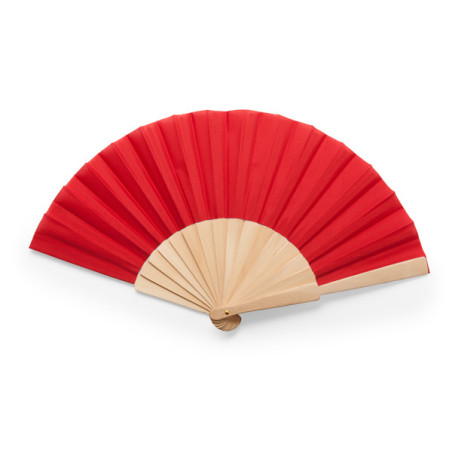 Éventail Bois Tissu CALESA Personnalisé | Promenoch